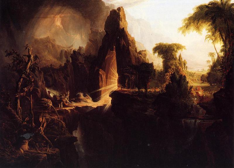 Thomas Cole Expulsion from Garden of Eden